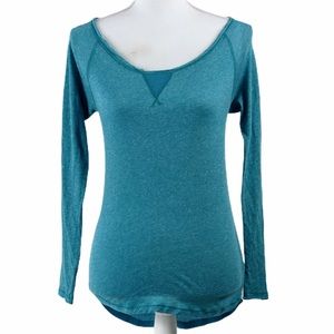Aeropostale Blue Green Long Sleeve Teeshirt